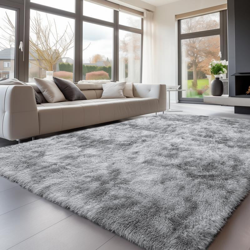 Qozy Up Ultra Soft Shag Area Rug – Fluffy Bedroom & Living Room Carpet for Dorm, Kids Room, Nursery & Home Decor