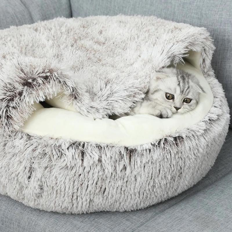 Qozy Up Pet Cuddler | Cozy, Warm Beds for Pets Who Love to Snuggle