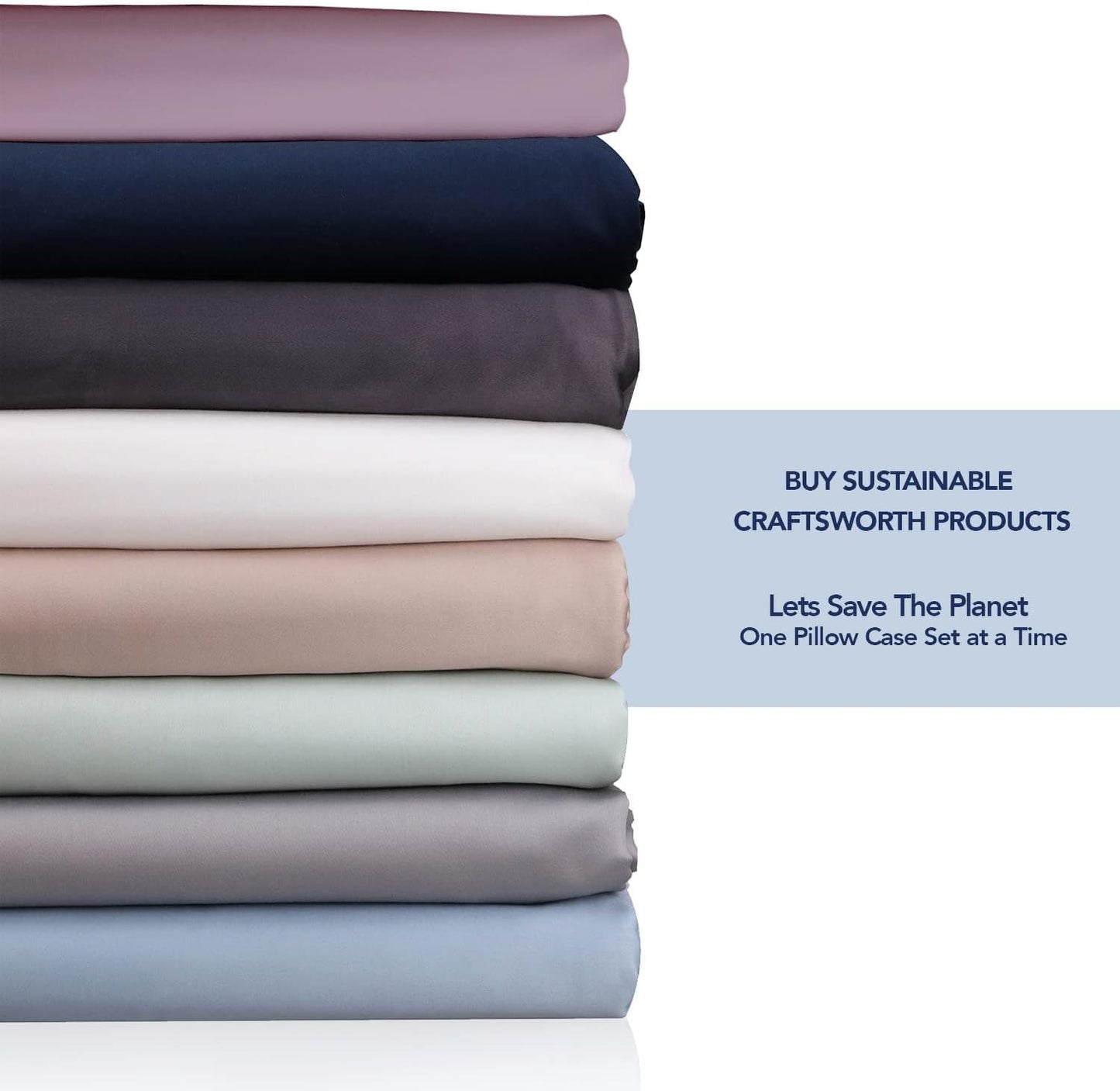 Luxury 100% Egyptian Cotton Twin XL Sheet Set – 3 Pieces, Extra Deep Pockets, Soft & Durable, Hotel Quality