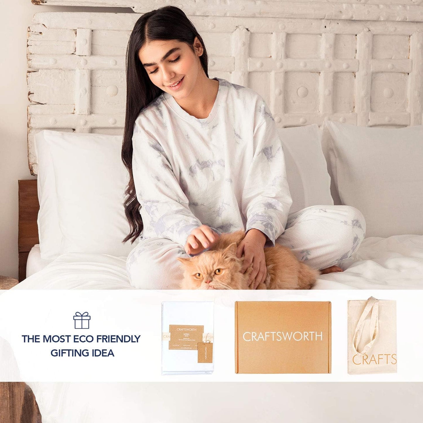Luxury 100% Egyptian Cotton Twin XL Sheet Set – 3 Pieces, Extra Deep Pockets, Soft & Durable, Hotel Quality