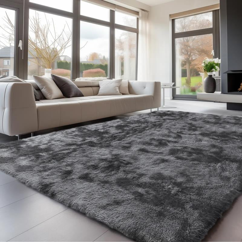 Qozy Up Ultra Soft Shag Area Rug – Fluffy Bedroom & Living Room Carpet for Dorm, Kids Room, Nursery & Home Decor