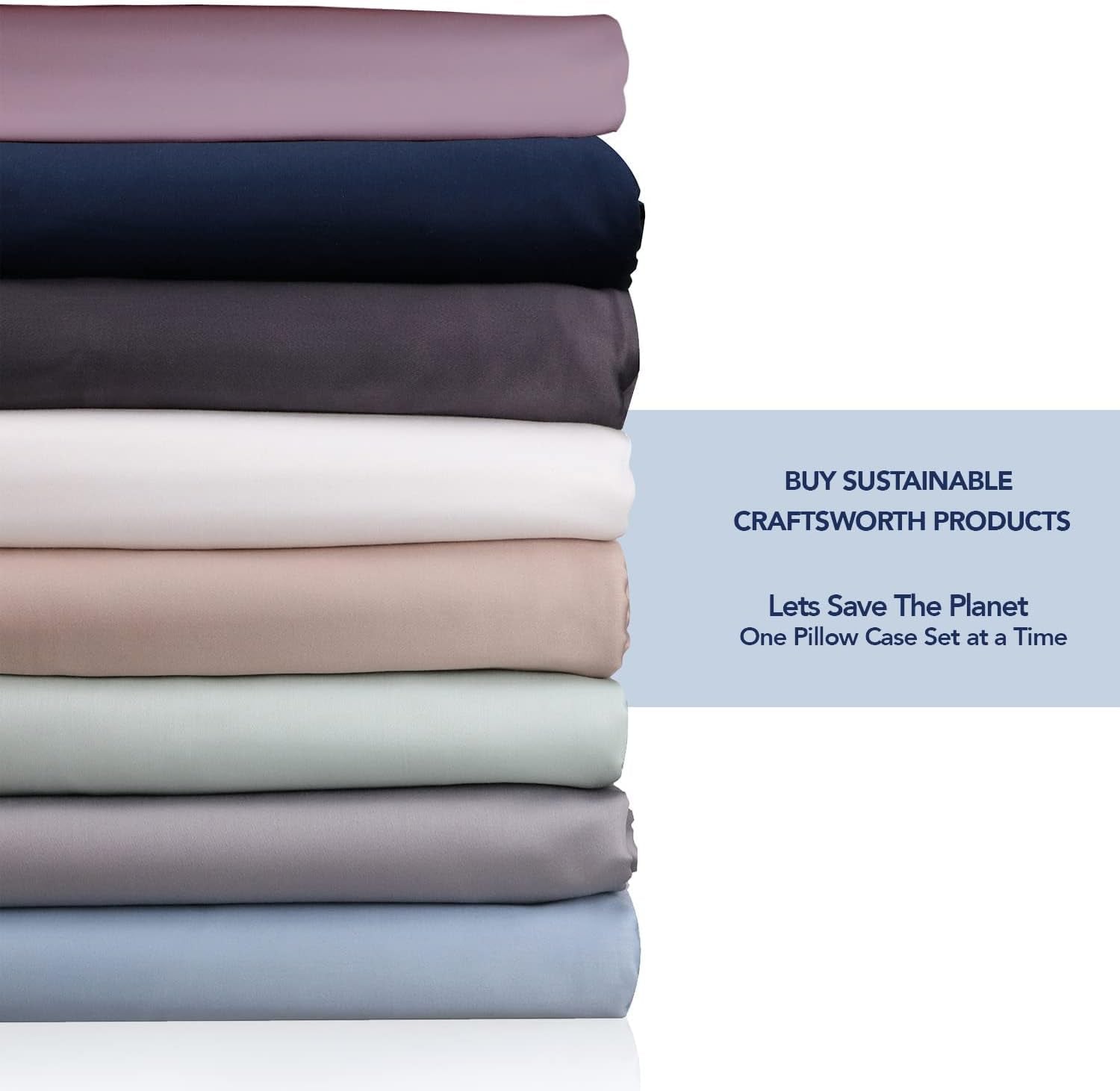 Luxury 100% Egyptian Cotton Twin XL Sheet Set – 3 Pieces, Extra Deep Pockets, Soft & Durable, Hotel Quality 